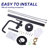 Single-Handle Freestanding Tub Faucet Floor Mount Bathtub Filler with Hand Shower-111530601