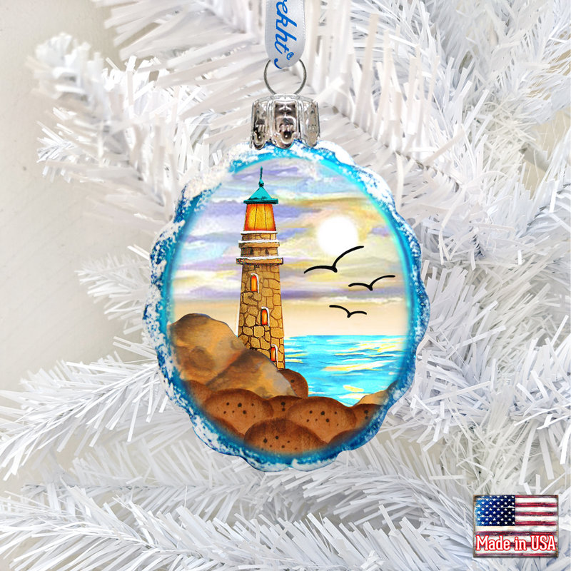 Keepsake 3'' Handmade Wood Photo Ornament