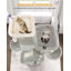 185 cm Cat Tree, Large Cat Tower for Indoor Cats, Cats House Furniture with Scratching Ramp, 2 Platforms, 3 Condos, 6 Scratching Posts, 2 Baskets, Pompoms-2009112930