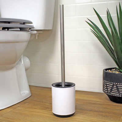 Rondo Free Standing Toilet Brush and Holder