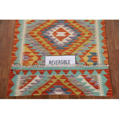 South Western Kilim Oriental Accent Rug 3x4