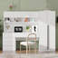 Armoire de rangement en bois à 2 portes avec tablettes et tiroirs pour la chambre à coucher-1621583843