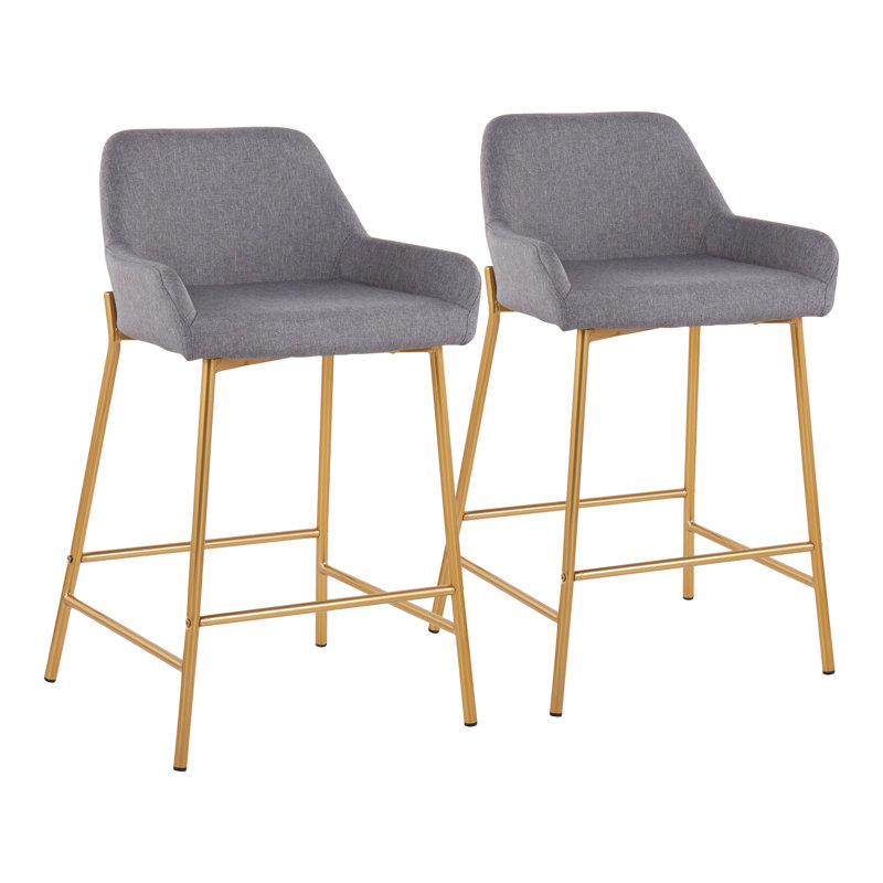 Tabouret 30 ", Tabouret de comptoir (siège d'une hauteur de 24,5, Noir, Velours noir
