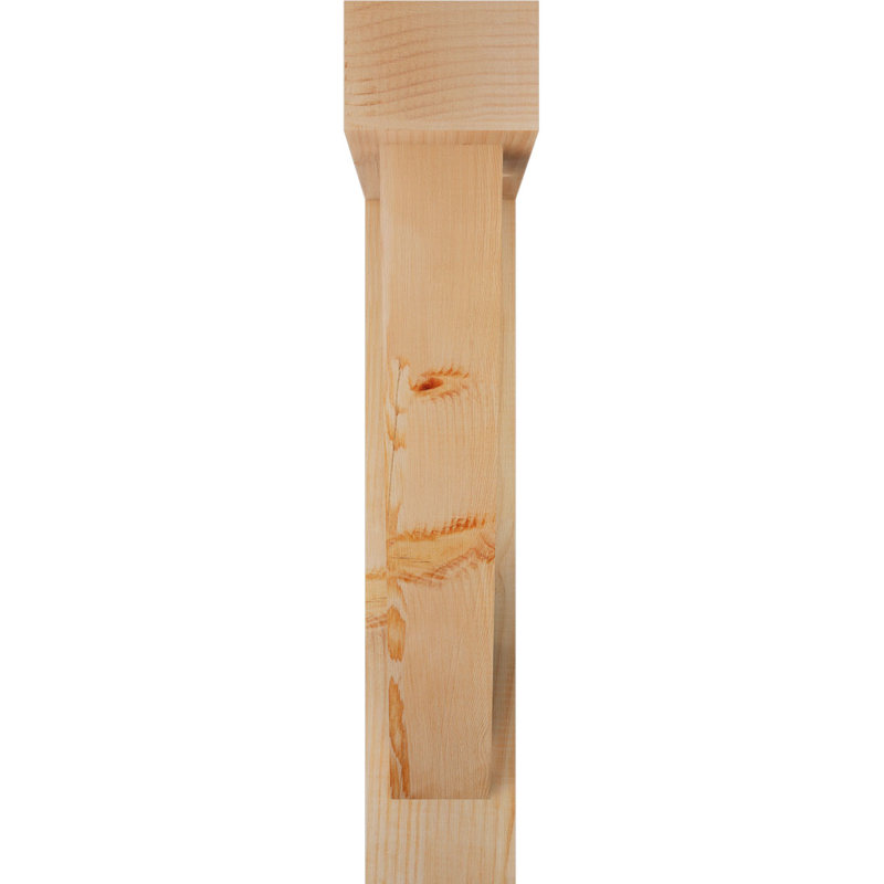 Support de bloc traditionnel avec entretoise décalée, 32 x 28, Sapin Douglas de l 6 po (scié brut)
