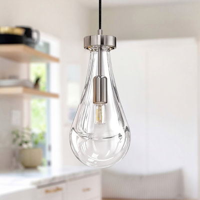 Luminaire suspendu de luxe à 1 lumière Raindrop
