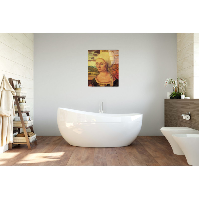 Elsbeth Tucher By Albrecht Dürer 80cm H X 60cm W CrystalArt Material Acrylic Glass Effect, Frameless Panel Lightweight Ready to Hang