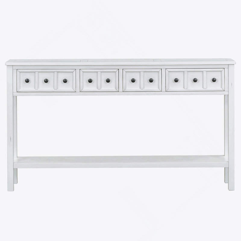 Console 60,03 po, Blanc antique