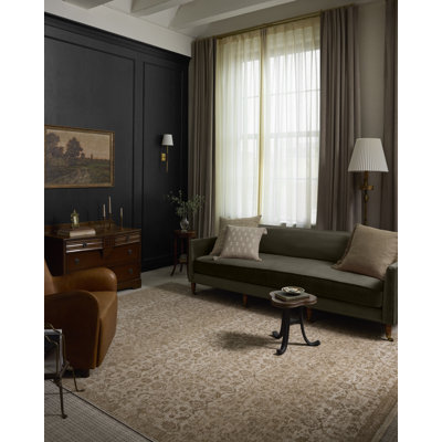 Tapis thym / brun clair Magnolia Home par Joanna Gaines x Loloi Storrie