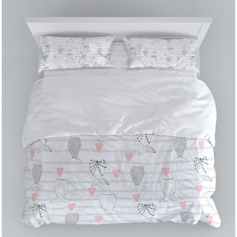  Bedding, Twin Duvet Cover + 1 Queen Sham