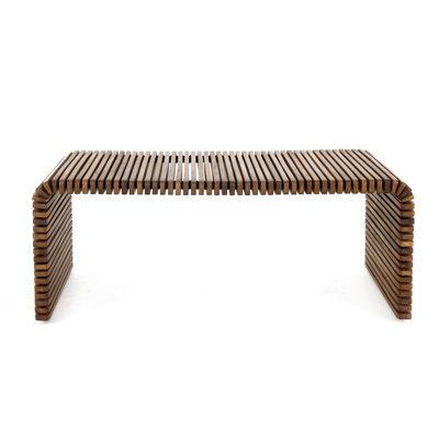 Camber Mid-Century Solid Wood Coffee Table