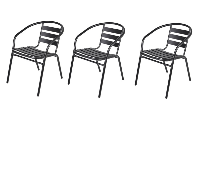 Premium All-Weather Wicker Outdoor Stacking Dining Armchair