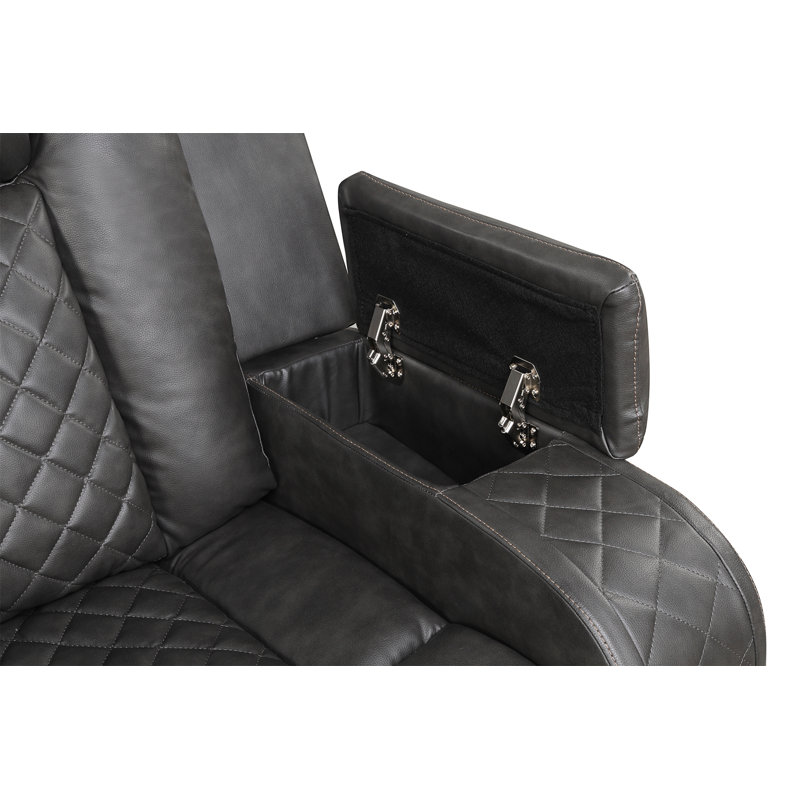 Causeuse inclinable électrique BenZ, Gris