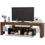 Meuble télé 63 po pour téléviseur de 70 po, meuble télé avec éclairage RVB, tablettes réglables en verre et tiroirs de rangement 63 po-921737784