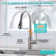 Pull Down Single Handle Kitchen Faucet with Deck Plate