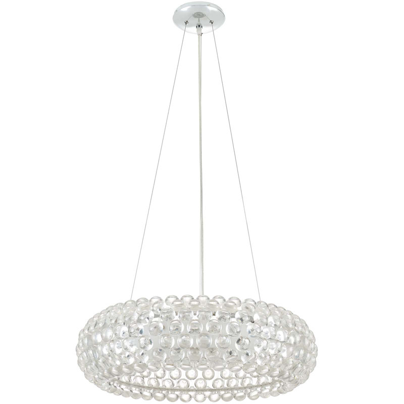 Lustre suspendu 25 po Charlestown, H 68,5 po x l 25 po x P 25 po