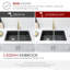 Kinbrook Pietra STY retiree 28” single bowl granite composite kitchen sink-62240458