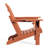 Set Of 6 Folding Adirondack Chairs, Firepit Chairs, Cup Holder, All-Weather HDPE-1449859680