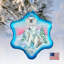 Holiday 4'' Handmade Glass Holiday Shaped Ornament