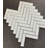 1" x 4" Glass Herringbone / Chevron Mosaic Tile-50868060