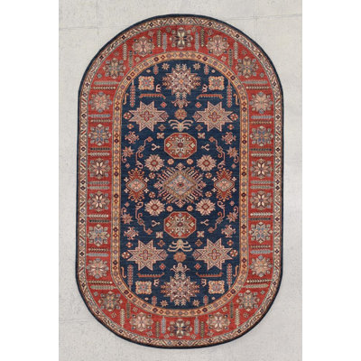 Traditional One-of-a-Kind Rectangle 5' X 8'2" Hand Knotted Area Rug