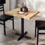 Plateau de table rectangulaire en bois massif avec base en X-1832549396-1832549403-1832549401