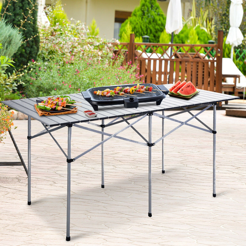 Maven Rectangular Outdoor Camping Table - 140 cm W 70 cm D
