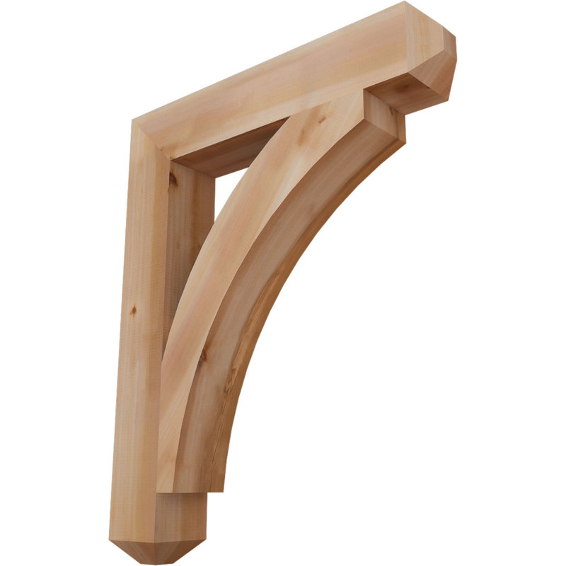 Support pour artisan Thorton, Cèdre rouge de l'Ouest (lisse), H 42 po x l 6 po x P 34 po