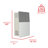 Ashley Direct Vent Natural Gas Wall Heater 8,000 Btu