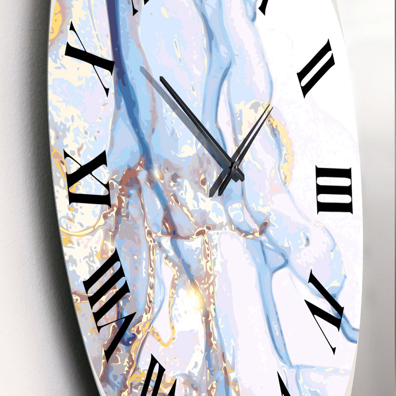 Horloge murale Glam Fluid Marble Art V - Glam 2, Grand