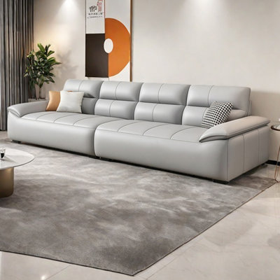 Canapé à lignes droites de luxe minimaliste