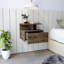 Table de chevet Josee en brun