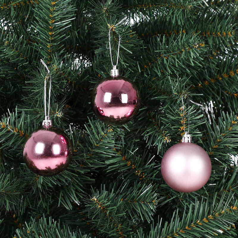 5.8cm Bauble, Pink