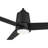 Ameelah 56" 3 - Blade LED Standard Ceiling Fan in Matte Black with Remote Control and Light Kit Included-1083959698