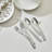 CIAN Sand Finish 20 Pieces Flatware Set