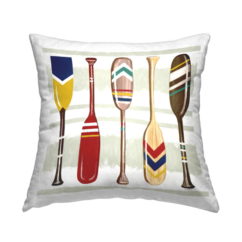 Coussin rayé à rayures