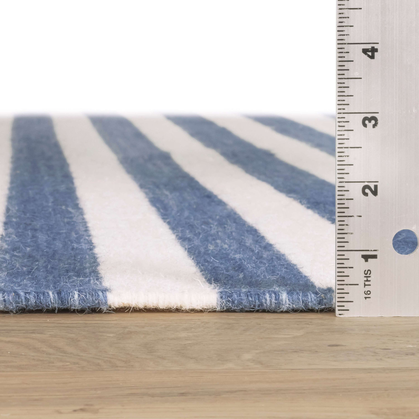 Renelso Handmade Wool Rug, Rectangle 5' x 8'