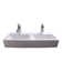 Barclay Winfield 12.87'' White Vitreous China Rectangular Bathroom Sink with Overflow