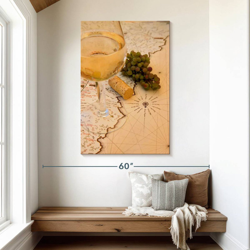 Yarlin Winery Map, 48" H x 32" W