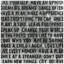 « Words »-impression d’art textuel sur verre