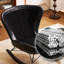 Chaise berçante élégante et confortable