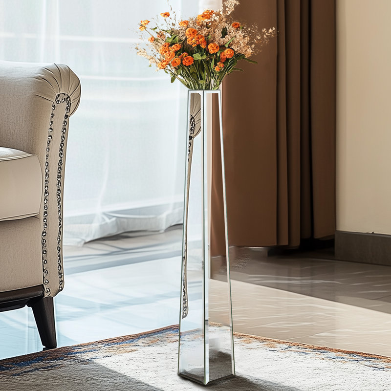 Glass Floor Vase