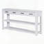 Élégante console d'entrée avec 4 tiroirs et 2 tablettes, idéale pour les décors modernes et rétro-682838867