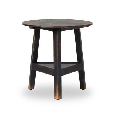 Eanna Solid Wood Top End Table
