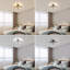 Stylish Flower-Shaped Dimmable Flush Mount with Remote