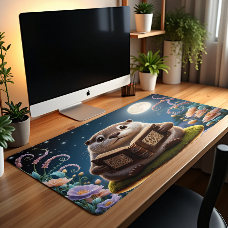 Polyester Desk Pad, 14.4x12.1