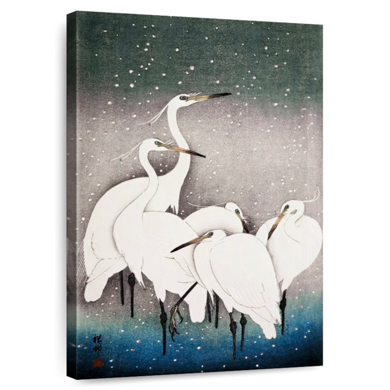 Brampt Group Of Egrets, 45" H x 30" W