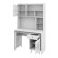 Bureau de jeu et d'écriture, bureau rotatif, tiroir de rangement, armoires et tablettes pour bureau personnel-2067039582