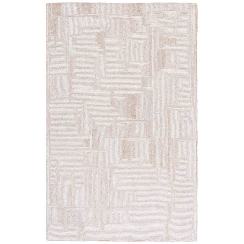 Harvest Hand Tufted Wool Abstract Indoor Rug, Rectangle 6' x 9'