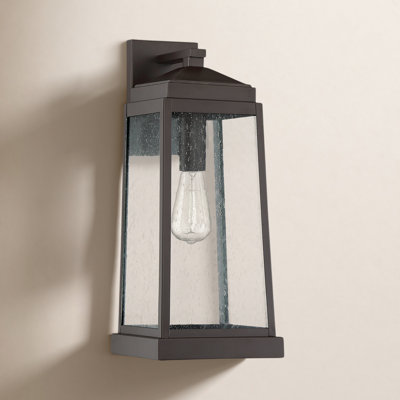 Single Light Outdoor Steel Wall Light