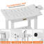 Banc de douche H 20,6 po HiPS-1492032815